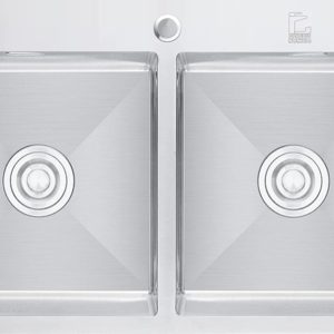 Chậu rửa Roslerer RL01-8245 có hai hố chậu cân nhau