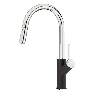 Vòi rửa nóng lạnh dây rút Gento GT-207 Black